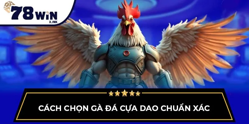 Cách chọn gà đá cựa dao chuẩn xác