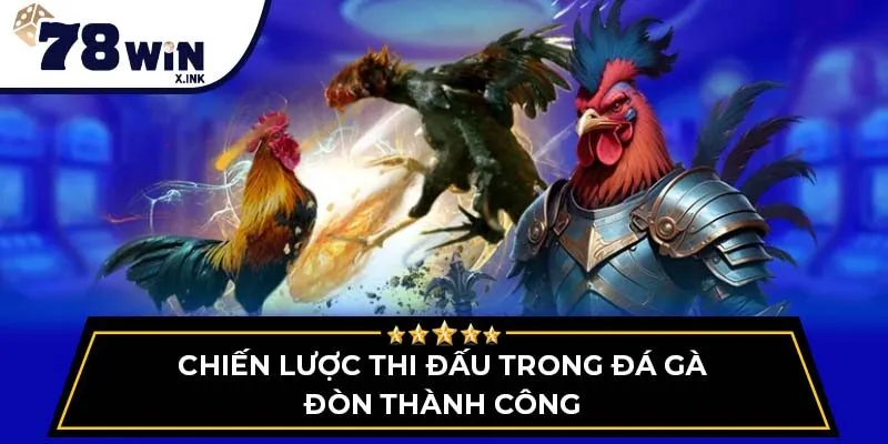 Chiến lược thi đấu trong đá gà đòn thành công